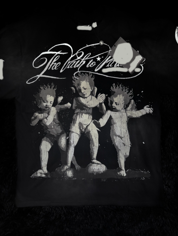 BLACK ANGELS AESTHETIC T‑SHIRT