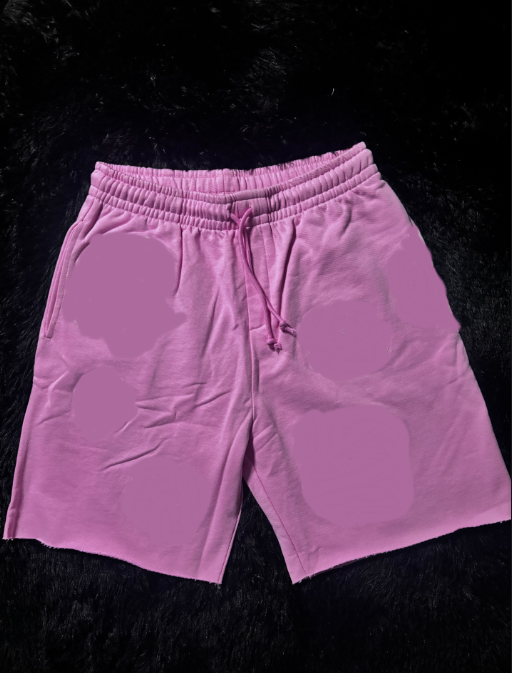 PINK FLORAL SHORTS